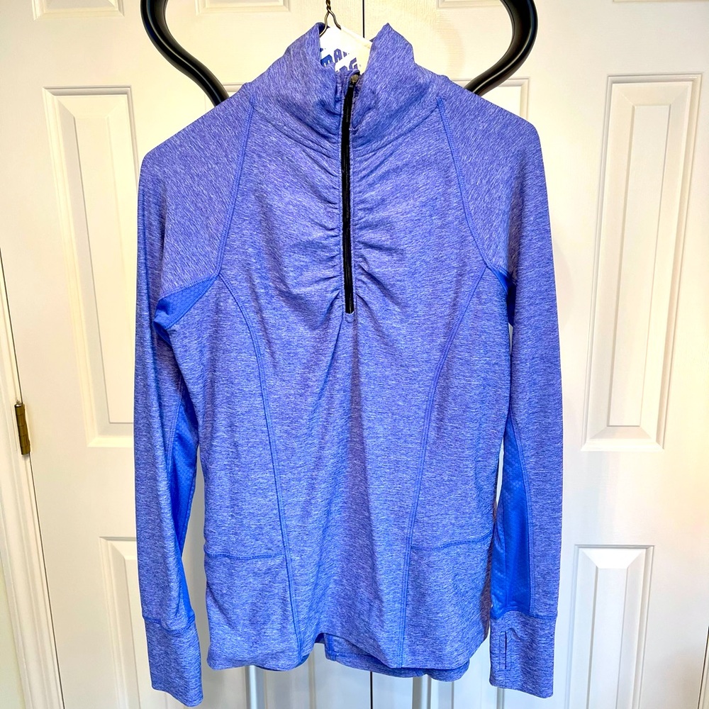 Women’s Champion Half Zip Purple-Heather’s Shirt S